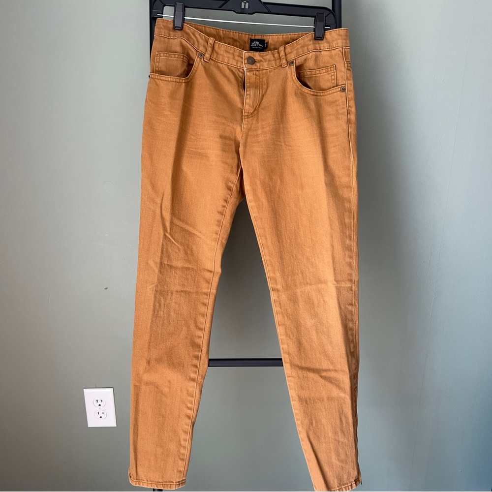 LL Bean Zippered Straight Leg Jeans